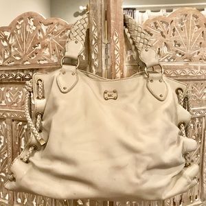 Michael Kors Winter White Leather Handbag